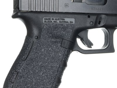 Talon Grips 104R Adhesive Grip  Compatible w/Glock Gen1-3 Glock 19/23/25/32/38, Black Textured Rubber