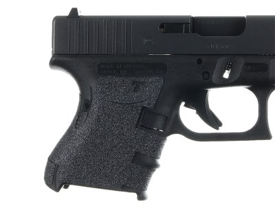 Talon Grips 105G Adhesive Grip  Compatible w/Glock 26/27/28/33/39 Gen3, Black Textured Granulate