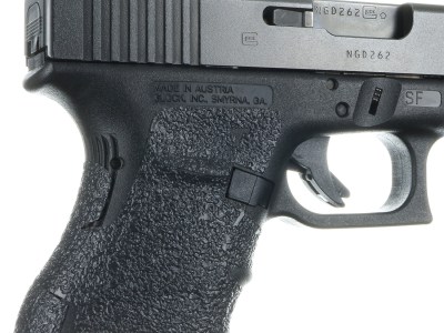 Talon Grips 107R Adhesive Grip  Compatible w/ Glock 29SF/30SF/30S/36 Gen3, Black Textured Rubber