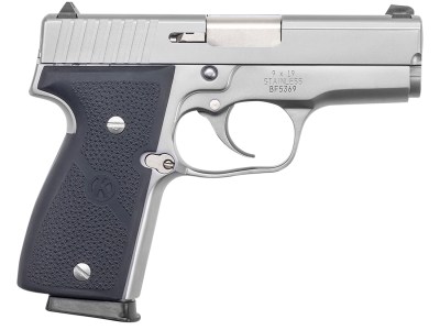 Kahr Arms K9093A K9  9mm Luger 7+1/8+1 3.47″ Stainless Polygonal Rifled Barrel, Matte Serrated Stainless Steel Slide, Matte Stainless Steel Frame, Black Textured Wraparound Polymer Grip, Right Hand