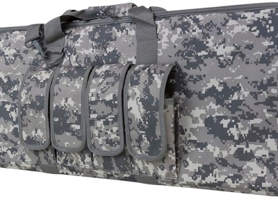 NcStar CVCP2960D36 VISM Carbine Case Digital Camouflage PVC Nylon w/ Lockable Zippers Pockets & Padded Carry Handle