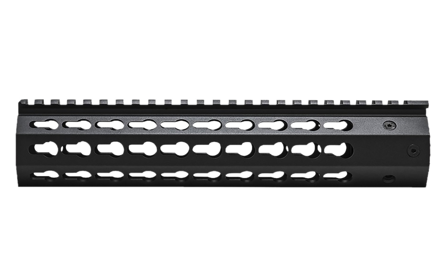 NcStar VMARFFKMC Keymod Handguard  Free-Floating Aluminum Black Anodized 10″ for AR-15, M4