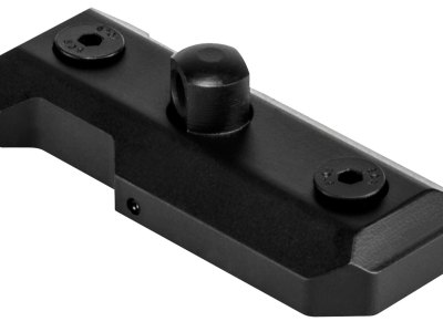 NcStar VMKMBA Swivel Stud/Bipod Adapter KeyMod Black Hardcoat Anodized Aluminum