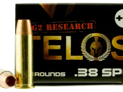G2 Research G00618 Telos  38Special+P 105gr Fracturing Copper Hollow Point 20 Per Box/25 Case