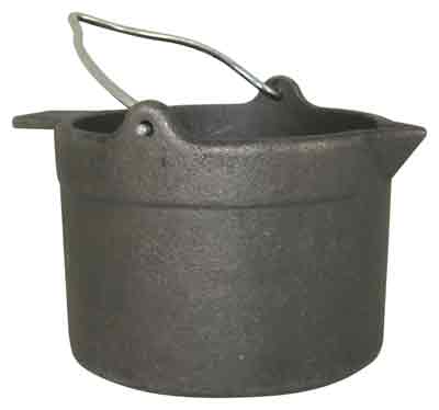 LYMAN LEAD POT CAST IRON HOLDS – 10 POUNDS OF LEAD