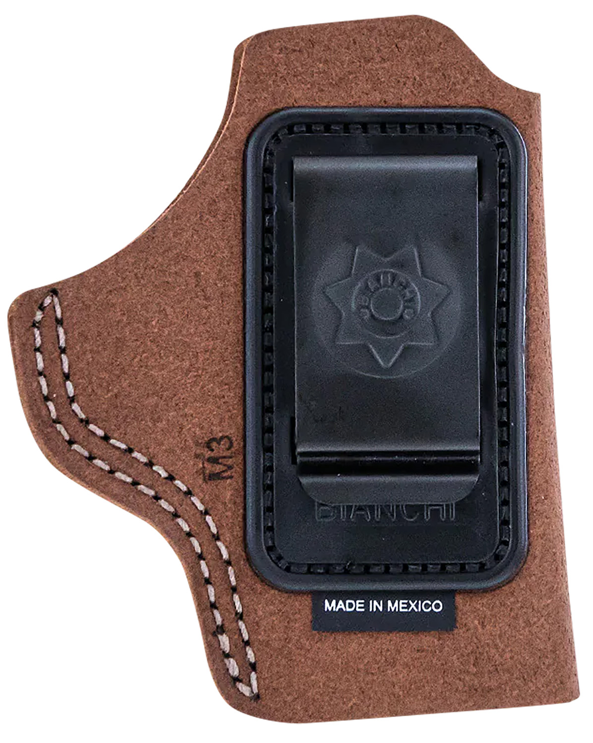 Bianchi 10381 6C  IWB Tan Leather Belt Clip Fits 2″ Barrels Ruger/Colt/Charter Arms Left Hand