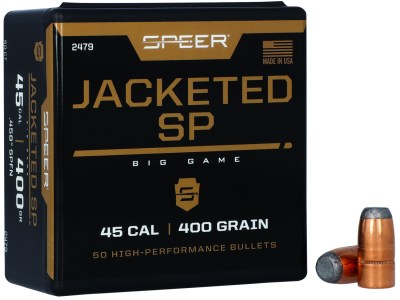 Speer 2479 Hot-Cor  45Cal 400gr Soft Point Flat Nose 50 Per Box/5 Case