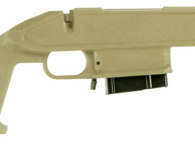 Archangel AA1500DT Precision Stock  Desert Tan Synthetic Fixed with Adjustable Cheek Riser for Weatherby Vanguard; Howa 1500