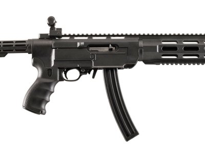 Archangel AA556REX AR-15 Style Conversion Stock Black Synthetic 6 Position with Rail for Ruger 10/22