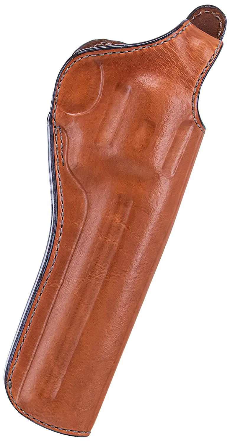 Bianchi 12678 111 Cyclone Belt Holster Size 03 OWB Open Bottom Style made of Leather with Tan Finish, Strongside/Crossdraw & Belt Loop Mount Type fits 4″ Barrel S&W K-Frame for Right Hand