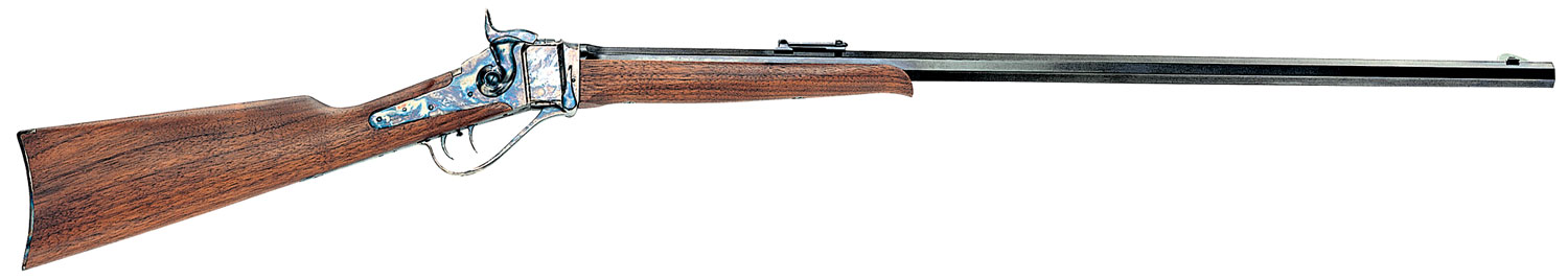 Chiappa Firearms 920025 1874  45-70 Gov 1rd, 32″ Blued Octagon Barrel, Color Case Hardened Steel Oiled Checkered Walnut, Fixed Checkered w/ Patch Box Stock, Right Hand