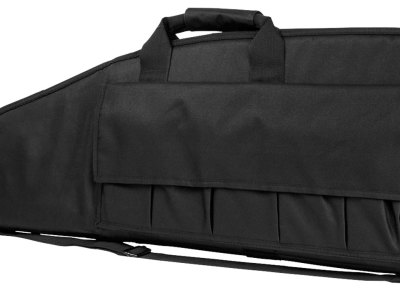 NcStar CV290738 VISM Rifle Case w/ Double Zippers ID Holder Foam Padding & Black Finish