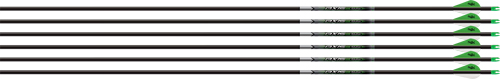 EASTON AXIS 5MM 340 W/ HALFOUT – 6-PACK W/ 2″ BLAZER VANES