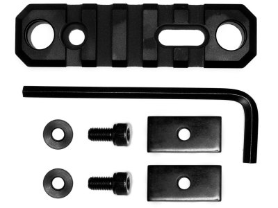 GrovTec US Inc GTSW192 3.1 Inch 5 Slot with Push Button Bases Stock AR  Black Anodized