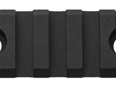 GrovTec US Inc GTSW241 3.1 Inch 5 Slot with Push Button Bases M-Lok  Black Anodized