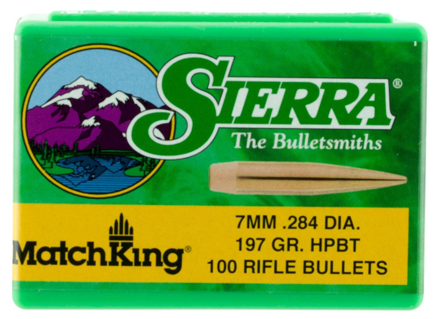 Sierra 1997 MatchKing  7mm 197gr Hollow Point Boat Tail 100/Box