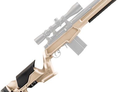 Archangel AAM1ADT Precision Stock  Desert Tan Synthetic Fixed with Adjustable Cheek Riser for Springfield M1A, M14