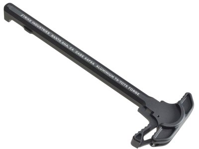 Strike Industries ARCHELBK Extended Latch Charging Handle AR-15 Black Anodized Aluminum