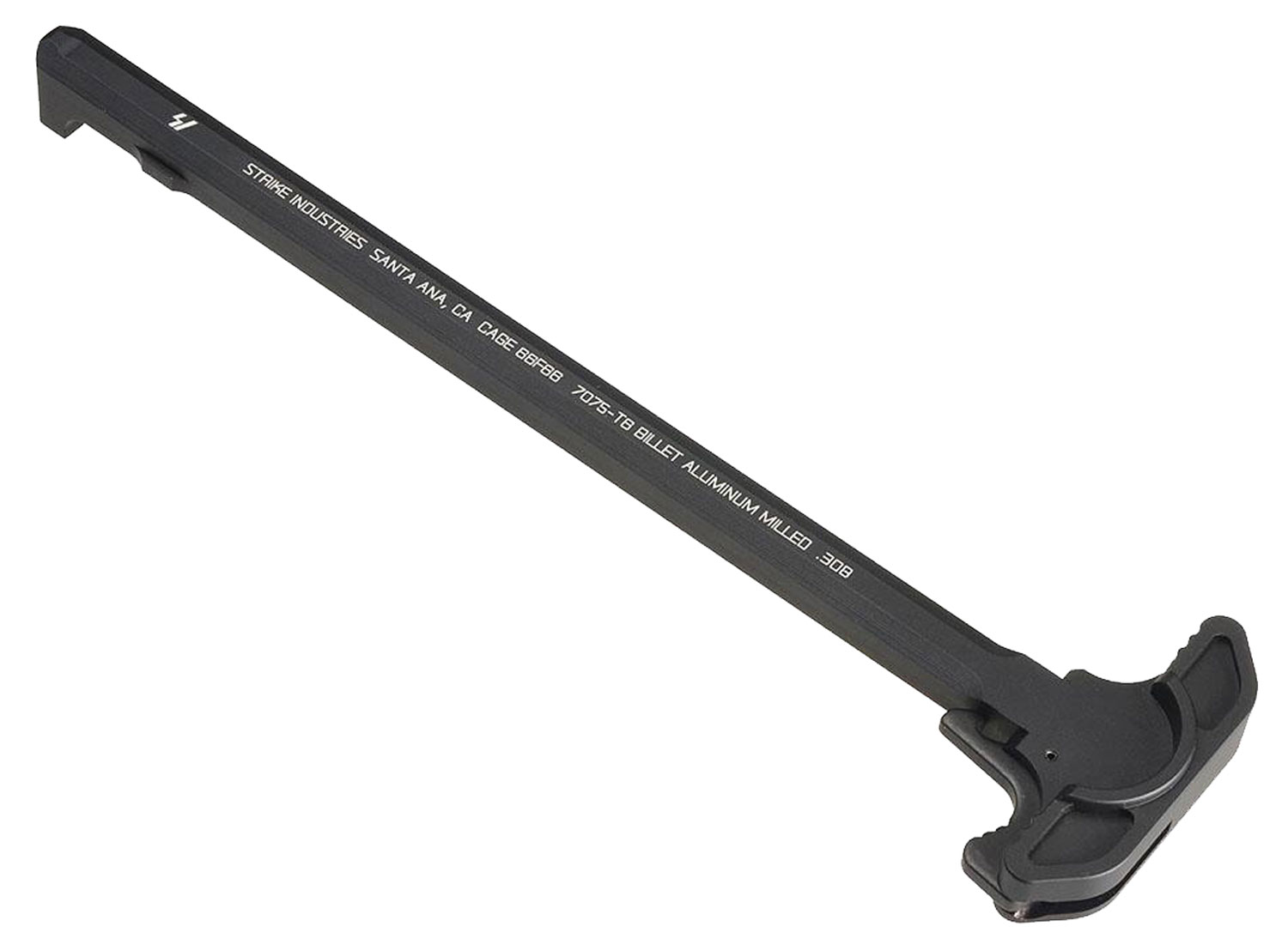 Strike Industries ARCH308 Charging Handle  AR-10 Black Anodized Aluminum