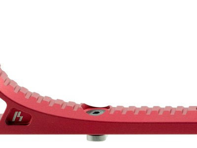 Strike LINKCFGRED Link Curved ForeGrip AR-Platform Red Aluminum
