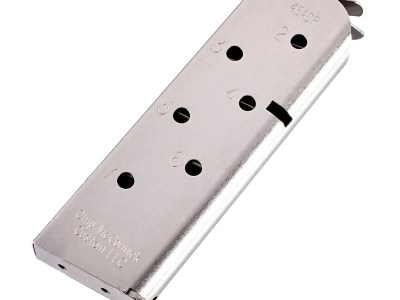 CMC Products 14120 Match Grade  7rd 45 ACP Fits 1911 Officer Stainless Steel