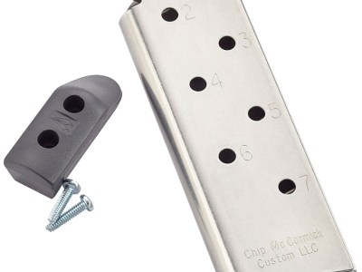 CMC Products 14121 Match Grade  7rd 45 ACP Fits 1911 Officer Stainless/Black