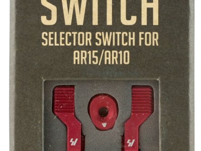 Strike ARSSSRED Strike Switch 60/90 Degree Red Aluminum AR-Platform Ambidextrous