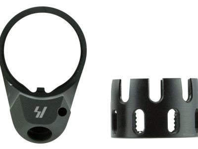 Strike ARECN&EEPBK AR Enhanced Castle Nut and Extended End Plate with QD