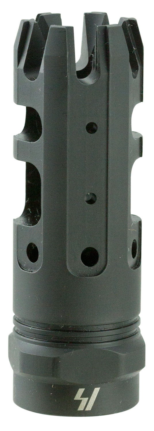 Strike Industries KINGCOMP30 King Comp  Black Steel with 5/8″-24 tpi Threads, 2.62″ OAL & 0.87″ Diameter for 308 Win, 7.62x51mm NATO AR-Platform