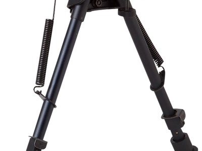 Firefield FF34024 Compact  Bipod 9-14″ Black Aluminum Swivel Stud Attachment or Picatinny Rail (Adapter Included)