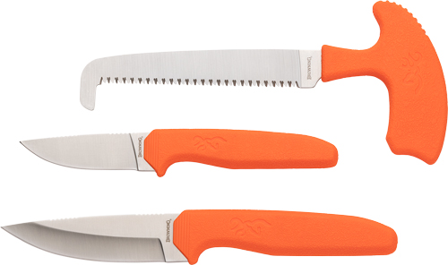 BROWNING KNIFE SHARP RIDGE 3PC – COMBO W/NYLON SHEATH