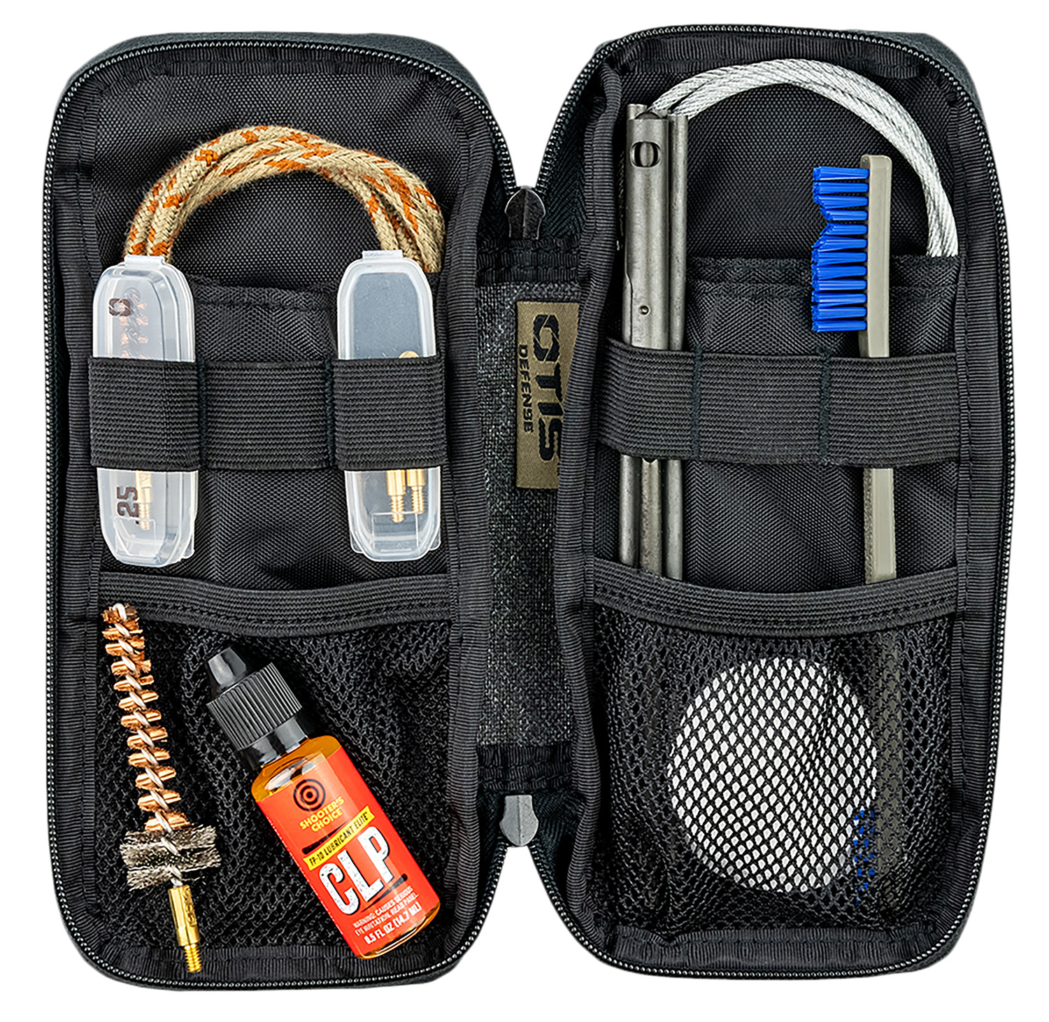 Otis FG901556 Defender Cleaning Kit Multi-Caliber Rifle/Pistol/13 Pieces Black Nylon Case