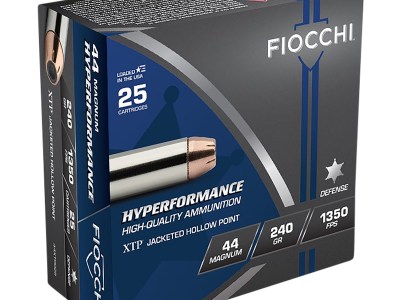 Fiocchi 44XTP25 Hyperformance  44RemMag 240gr Hornady XTP Hollow Point 25 Per Box/20 Case