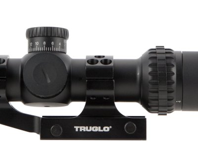 TruGlo TG-8514TLR Omnia Tactical Black Anodized 1-4x24mm 30mm Tube Illuminated APTR Reticle