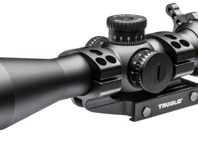 TruGlo TG-8539TLR Eminus  Black Anodized 3-9x42mm 30mm Tube Dual Illuminated (Green/Red)TacPlex MOA Reticle