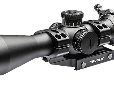 TruGlo TG-8541TLR Eminus  Black Anodized 4-16x44mm 30mm Tube Dual Illuminated (Green/Red)TacPlex MOA Reticle