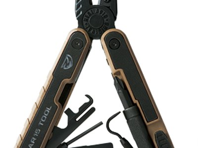 Real Avid AVAR15T AR15  440C SS Part Serrated Blade Black G10 Handle AR Platform