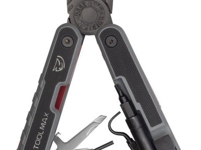 Real Avid AVGTMAX Gun Tool Max Black 3.25″ 440 Stainless Steel Plain G10 Black Handle