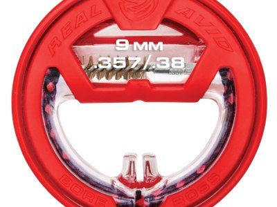 Real Avid AVBB9MM Bore Boss  9mm/357 Mag/38 Cal Handgun Firearm Polycarbonate 12″ Long Bronze Bristles