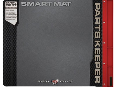 Real Avid AVUHGSM Handgun Smart Mat Black/Red 19″ x 16″