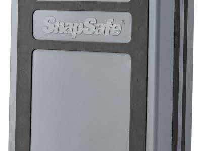 SnapSafe 75212 TrekLite Lock Box XL Key Entry Gray Polycarbonate Holds 1 Handgun