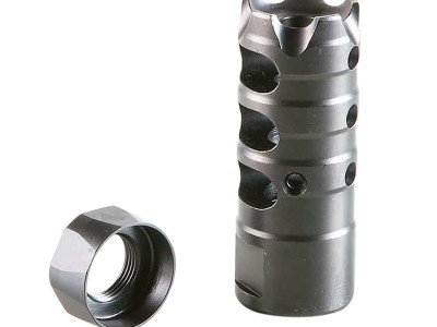 Patriot Ordnance Factory 00309 Triple Port Muzzle Brake Black Nitride 5/8″x24 Thread, 308 Win 7.62x51mm NATO