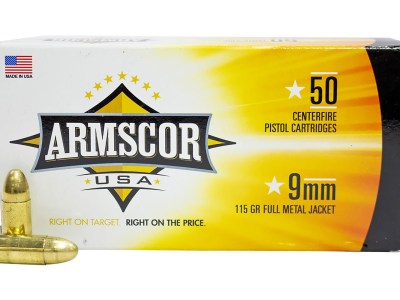 Armscor FAC92N USA  9mmLuger 115gr Full Metal Jacket 50 Per Box/20 Case
