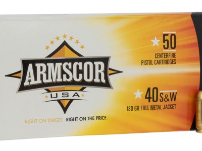 Armscor FAC402N USA  40S&W 180gr Full Metal Jacket 50 Per Box/20 Case