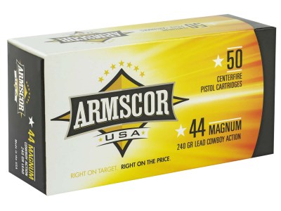 Armscor FAC44M1N USA  44Rem Mag 240gr Semi Wadcutter 50 Per Box/8 Case