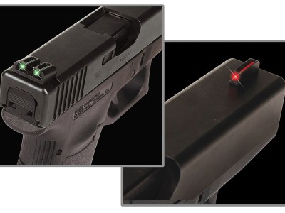 TruGlo TG131MP Fiber-Optic  Red/Fiber Optic Front Sight-Green/Fiber Optic Rear Sight Smith & Wesson M&P/SD9/SD40
