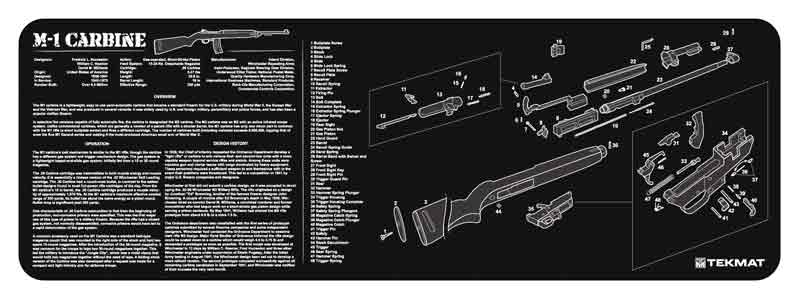 TEKMAT ARMORERS BENCH MAT – 12″X36″ M1 CARBINE