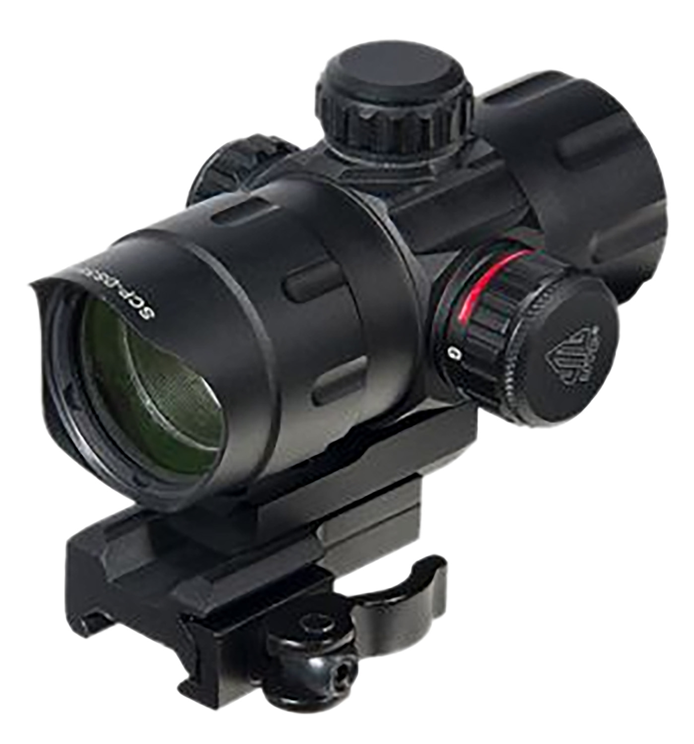 UTG SCPDS3840W ITA  Black Anoidized 1x 38mm Tube 4 MOA Red/Green CBQ Dot Reticle