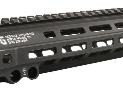 Geissele Automatics 05284B MK8 Super Modular Rail 9.50″ M-LOK Style Made of 6061-T6 Aluminum with Black Anodized for AR-Platform