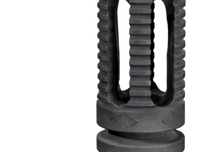 Yankee Hill 285C2 Phantom Flash Hider Black Steel with 1/2″-28 tpi Threads & Teeth for 5.56x45mm NATO AR-Platform